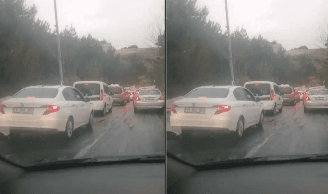 İzmir’in Bornova ilçesi Çamkule Mahallesi’nde, Şahin Tepesi’nden Buca’ya çıkan yolda