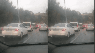 İzmir’in Bornova ilçesi Çamkule Mahallesi’nde, Şahin Tepesi’nden Buca’ya çıkan yolda