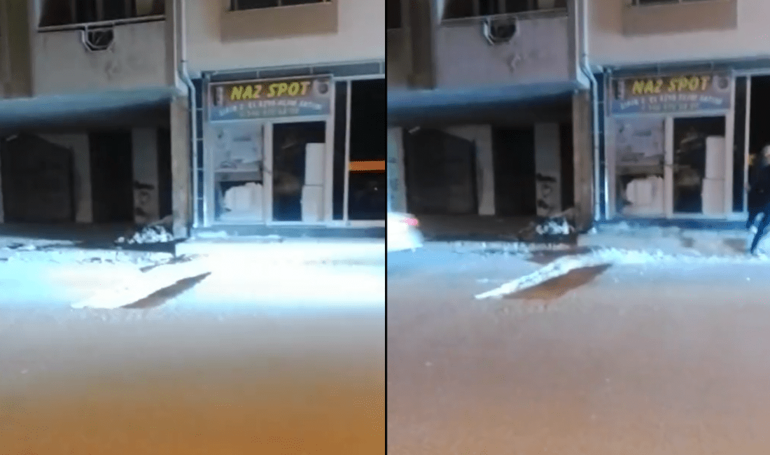 İzmir'in Buca Yenigün Mahallesi'nde kazı çalışmaları sonrasında yol, bakım ve