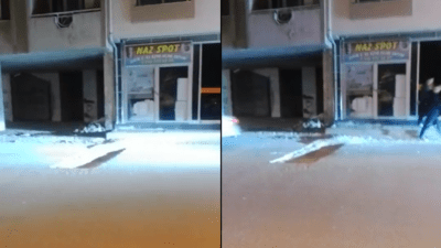 İzmir'in Buca Yenigün Mahallesi'nde kazı çalışmaları sonrasında yol, bakım ve