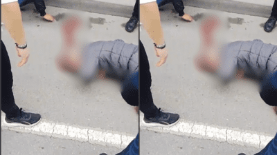 İzmir’in Karşıyaka ilçesi Bostanlı iskelesinde talihsiz bir kaza meydana geldi.