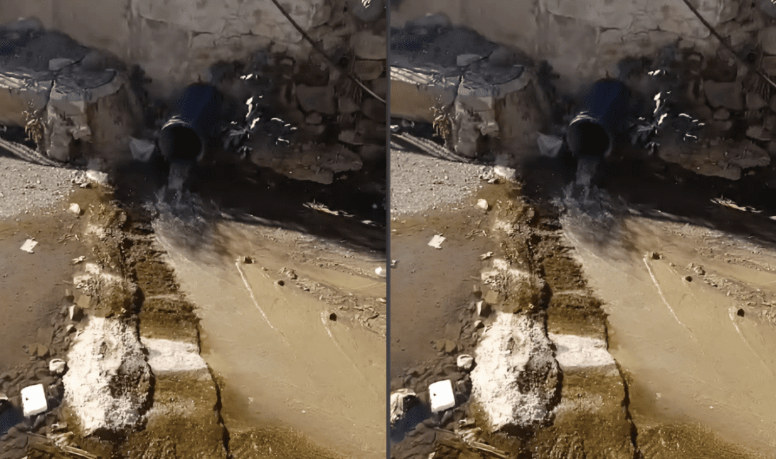 İzmir Menemen’de çevre felaketi: Dereye lağım suyu akıtılıyor İzmir’in Menemen ilçesi Koyundere Mahallesi’nde bulunan bir dereye lağım sularının