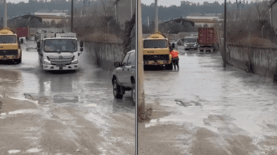 İzmir’in Menemen ilçesi Kasımpaşa Mahallesi’nde oluşan altyapı sorunları nedeniyle, mahalle