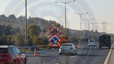 İzmir Buca ilçesinden Menderes istikametine gidiş yönünde, 6. Sanayi Kavşağı’na gelmeden