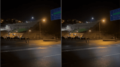 İzmir Konak Tünelleri mevkiinde, yolun orta şerit kısmındaki kayganlık sürücüler