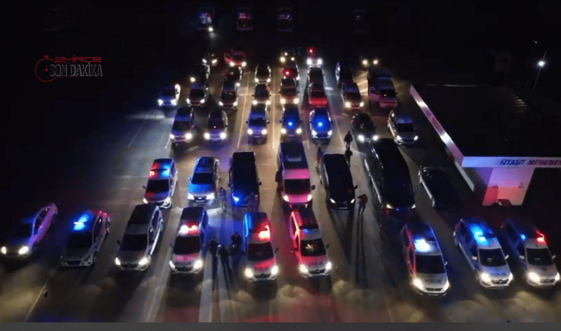 İzmir ve Menemen Cumhuriyet Başsavcılıkları’nın koordinesinde, İzmir Emniyet Müdürlüğü Narkotik