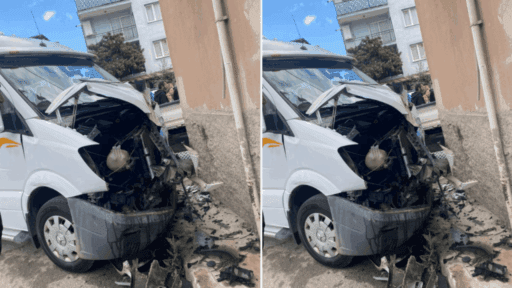 İzmir’in Bornova ilçesinde, bugün okul çıkışı öğrenci servisi Yeşilova mahallesinde