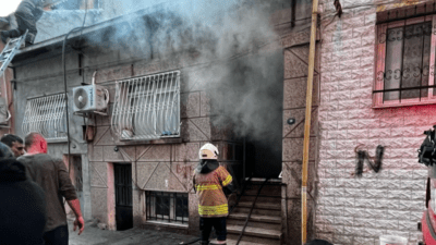 İzmir’in Konak ilçesi, Kadifekale Dayı Emir Mahallesi’nde bir evde bilinmeyen