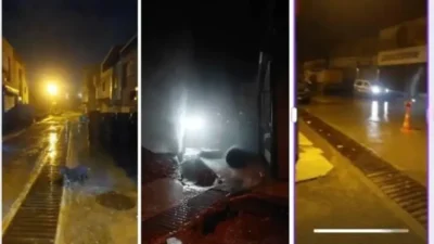 İzmir’in Karabağlar ilçesinde, Oto Rasim Rot Balans önünde ana hat