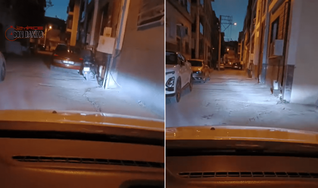 İzmir’in Karşıyaka ilçesi Örnekköy 7461. Sokak’ta oluşan alt yapı sorunları,