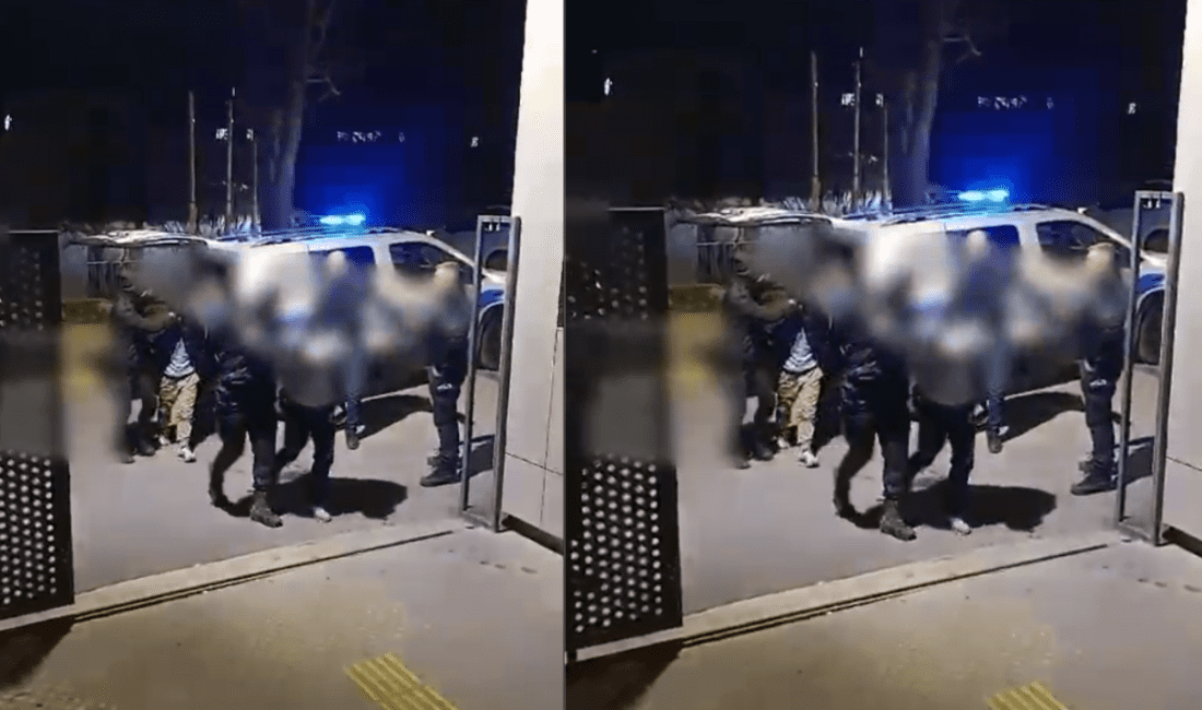 İzmir’in Konak ilçesinde, devriye gezen polis ekipleri, Tepecik Merkez Camii