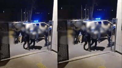 İzmir’in Konak ilçesinde, devriye gezen polis ekipleri, Tepecik Merkez Camii