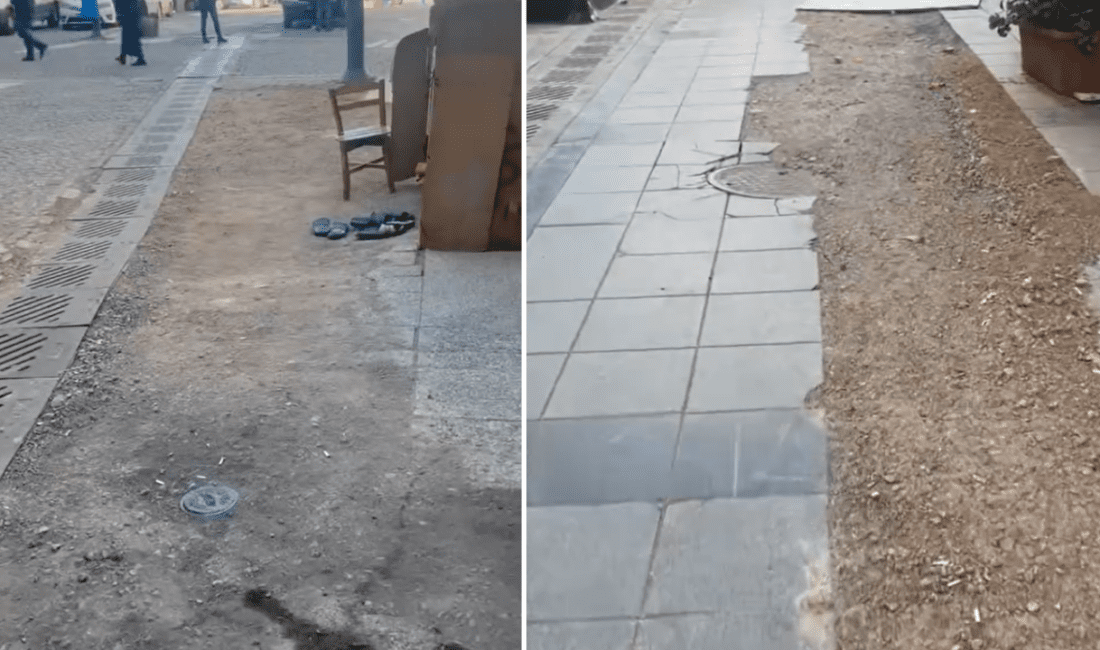 İzmir’in Konak ilçesi Cumhuriyet Bulvarı’nda daha önceden İZSU’nun alt yapı