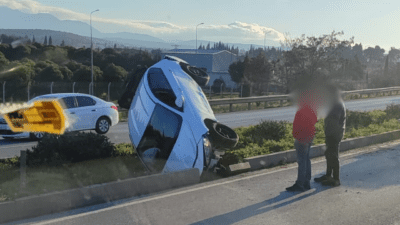 İzmir’in Menderes ilçesi Kısıkköy-Ayrancılar istikametinde trafik kazası meydana geldi. Kaza