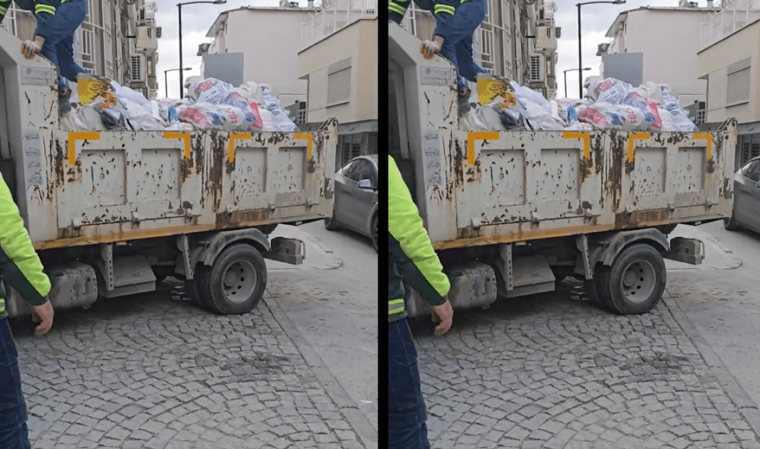 İzmir’in Konak ilçesinde, moloz alımı için belediyeye ödeme yaptığını belirten