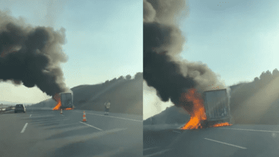 İzmir-Bursa otobanında, Balıkesir Batı çıkışını geçtikten 3 km sonra bir