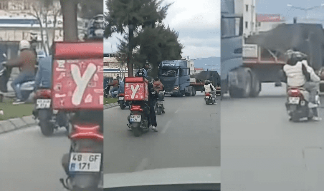 İzmir’in Bornova ilçesine bağlı Pınarbaşı semtinde yaşanan olay, trafikteki sürücüleri