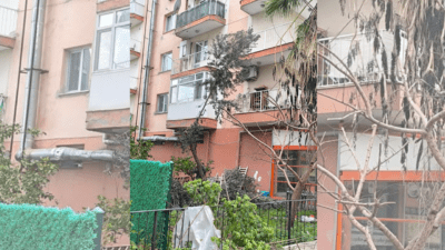 İzmir’in Çiğli ilçesine bağlı Ataşehir Mahallesi’nde yapılan budama çalışmaları büyük