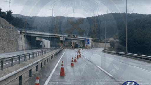 Manisa-İzmir yolu üzerindeki Sabuncubeli Tüneli, İzmir istikameti yönünde bakım ve