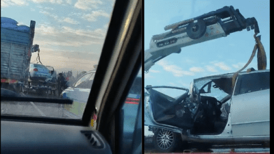 İzmir’in Selçuk ilçesinde iki aracın karıştığı trafik kazası meydana geldi.