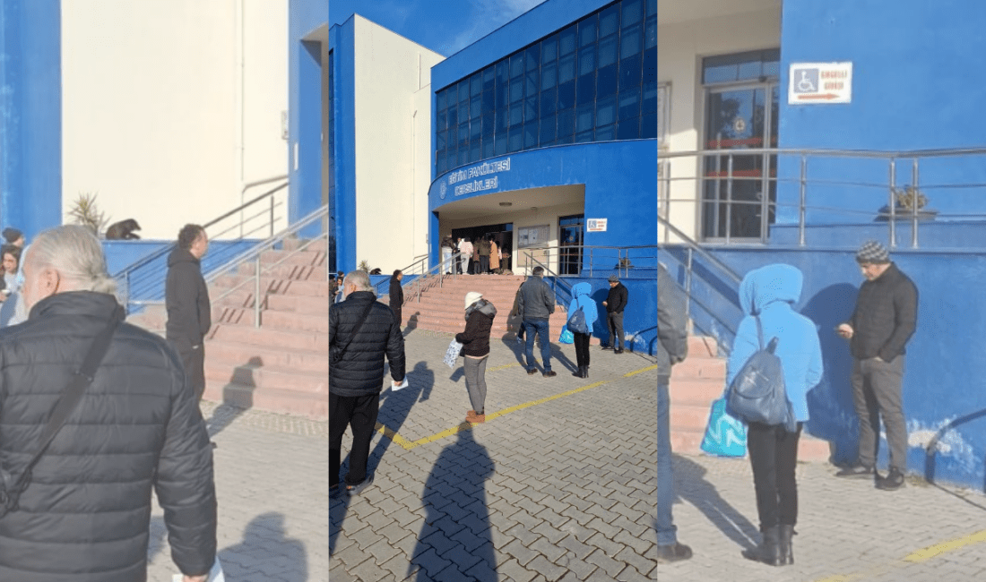 Ege Üniversitesi Spor Bölümü’ndeki sınav salonu, Milli Savunma Üniversitesi sınavına