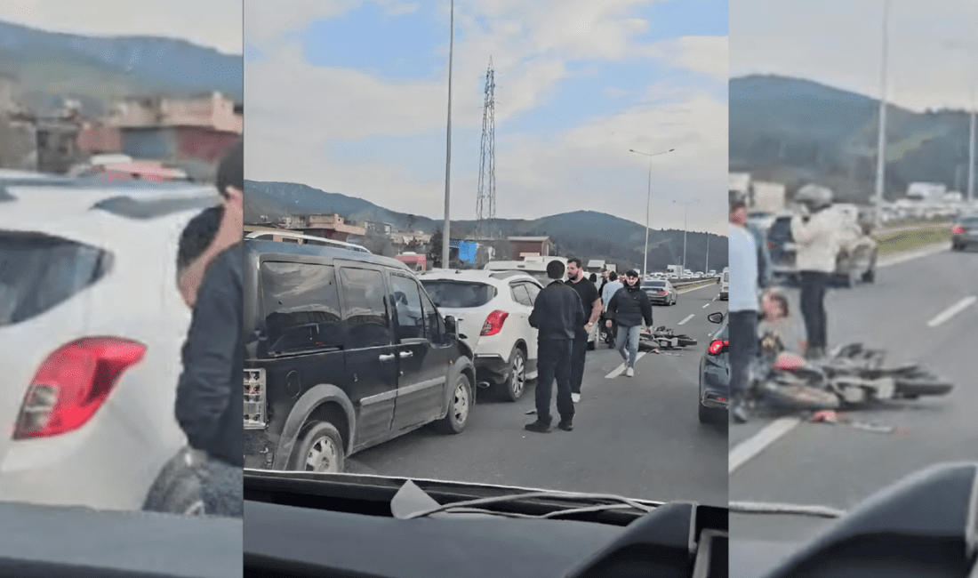 Sürücüler dikkat: Bornova’da kaza! İzmir’in Bornova ilçesi Işıkkent Rampaları’nda motosiklet ve üç otomobilin karıştığı