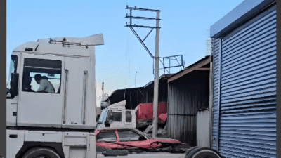 İzmir’in Bornova ilçesi Pınarbaşı 5. Sanayi Sitesi 7419. Sokak’ta kopan