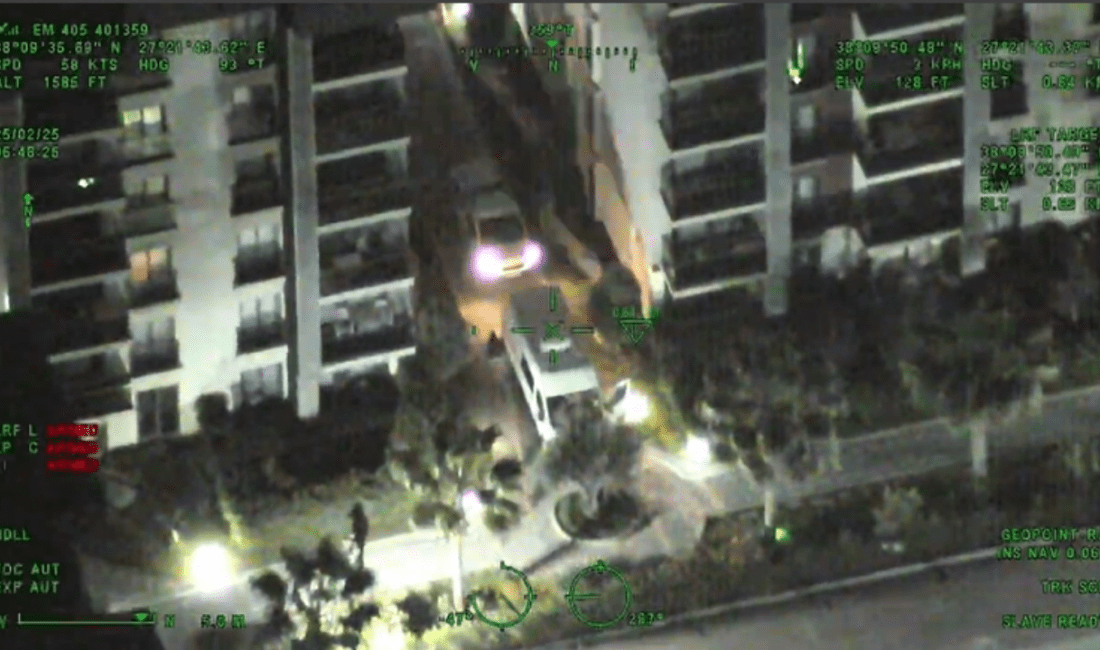 İzmir’in Torbalı ilçesinde, suç örgütüne yönelik düzenlenen eş zamanlı operasyonda