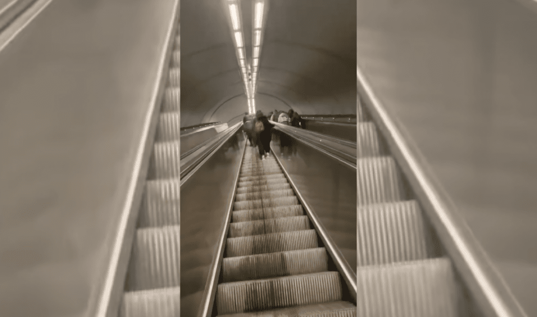 İhbar hattımıza gelen ihbara göre, Üçyol Metro İstasyonu’ndaki yürüyen merdivenlerin