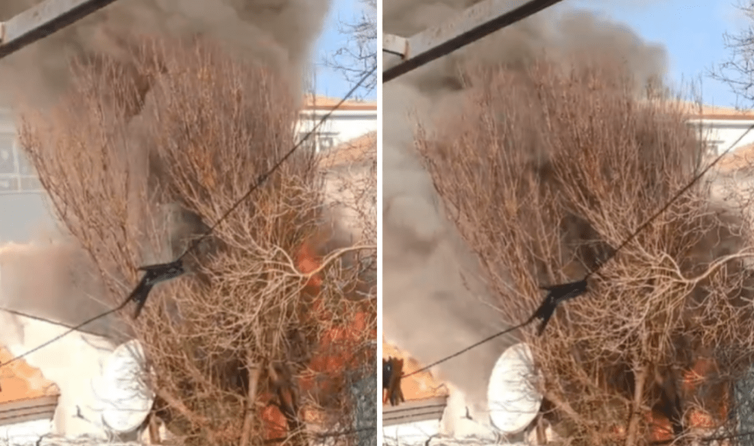 İzmir’in Urla ilçesinde, sabah saatlerinde bir evde henüz belirlenemeyen bir