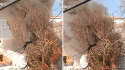 İzmir’in Urla ilçesinde, sabah saatlerinde bir evde henüz belirlenemeyen bir