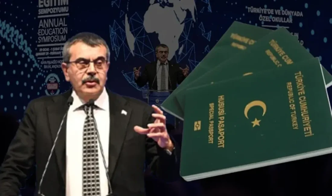 200 bin öğretmene yeşil pasaport yolda Milli Eğitim Bakanı Yusuf Tekin, Türkiye Özel Okullar Derneği’nin Antalya’daki