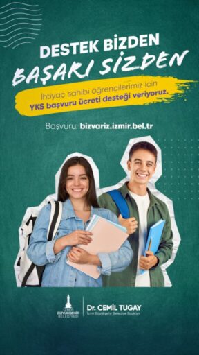 İzmir Büyükşehir Belediyesi, ekonomik açıdan zor şartlarda eğitimlerini sürdüren öğrencilere