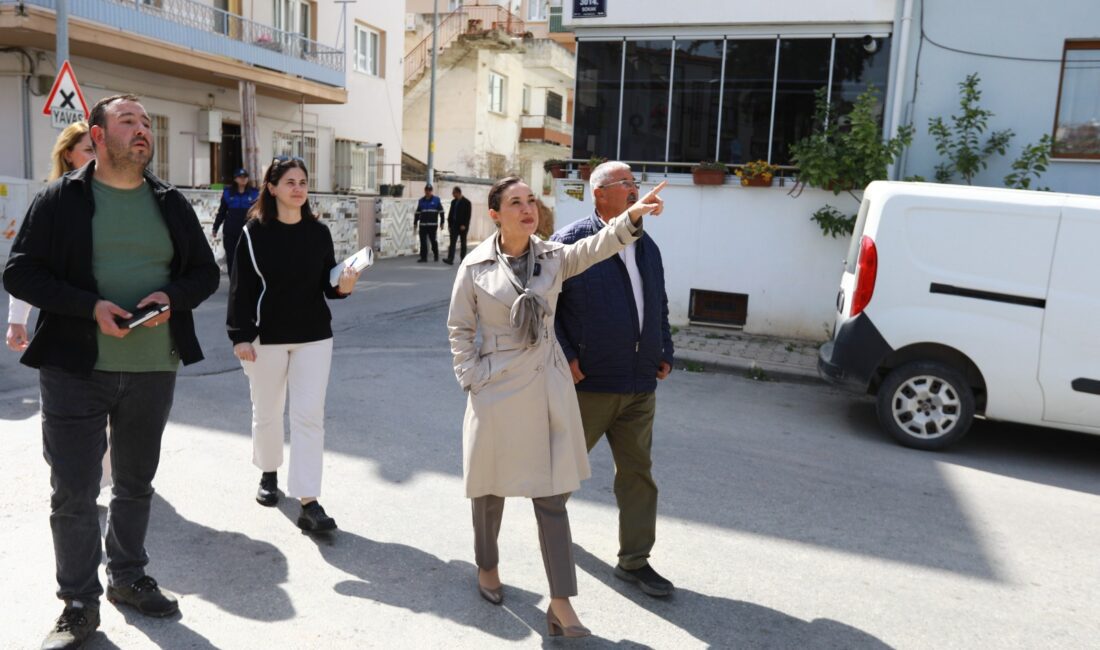 Efes Selçuk Belediye Başkanı Filiz Ceritoğlu Sengel, Zafer Mahallesi’nde alan