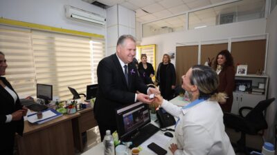 Başkan Balkan’dan kadın emekçilere anlamlı ziyaret 8 Mart Dünya Emekçi Kadınlar