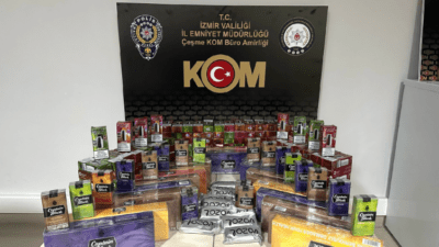 Çeşme'de polisin operasyonları ile kaçakçılığa geçit yok.