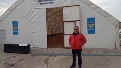 Yaklaşık bir aydır kurulumu süren çadır, bugün Ramazan’ın ilk gününde