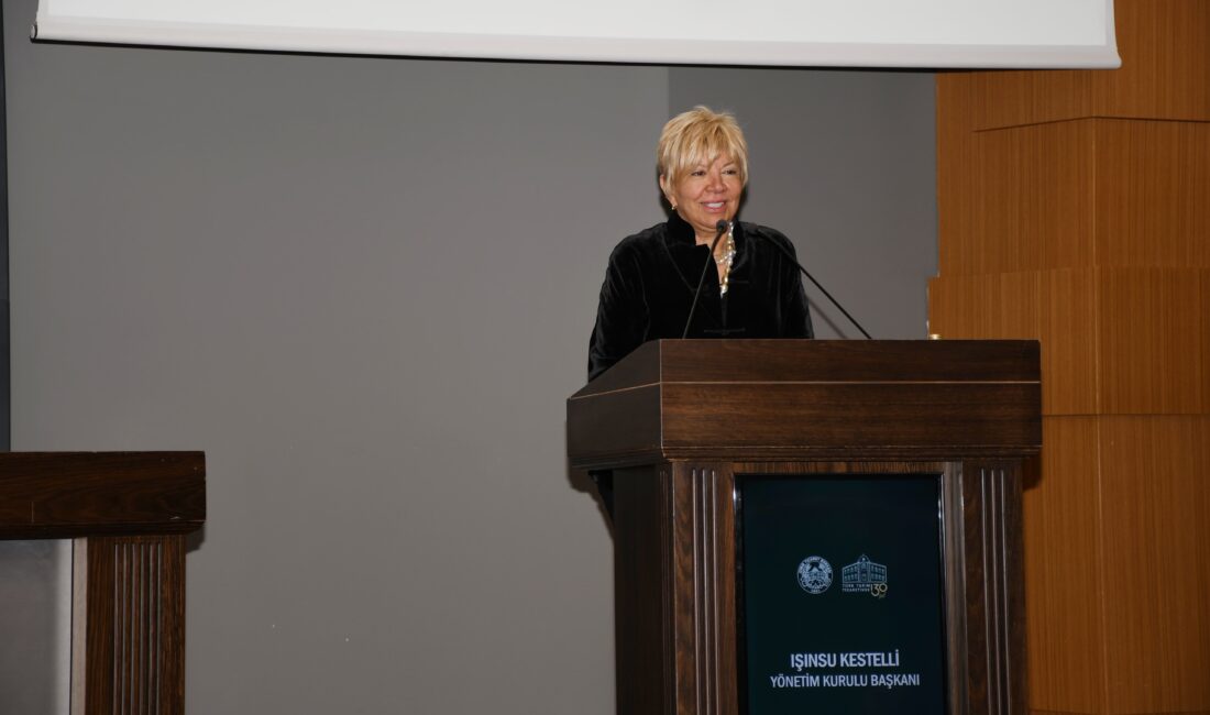 İZMİR Ticaret Borsası (İTB) mart ayı olağan meclis toplantısında konuşan