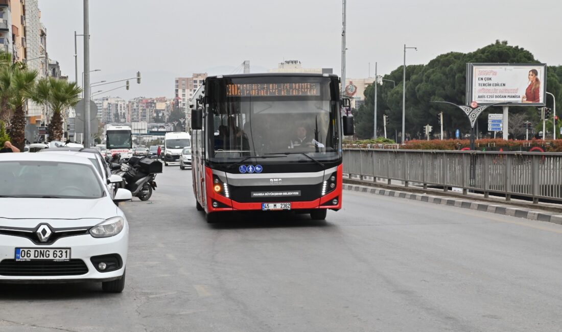 Manisa’da Ramazan Bayramı boyunca, Büyükşehir Belediyesi’ne ait resmi toplu taşıma