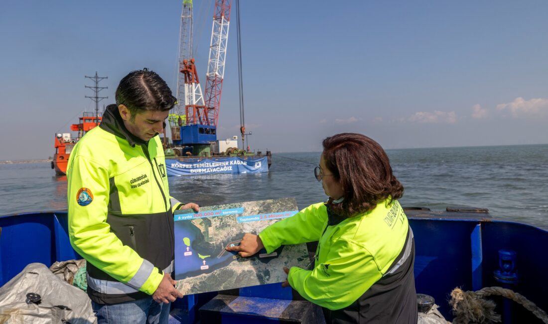 İZSU Körfez’de başlattığı temizlik çalışmalarında üç buçuk ayda 200 bin