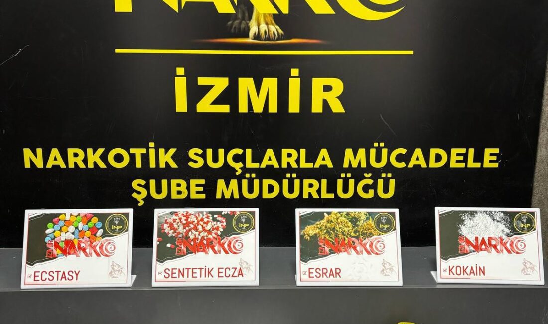 Torbacılara operasyon İzmir Cumhuriyet Başsavcılığı koordinesinde, İzmir Emniyet Müdürlüğü Narkotik Suçlarla Mücadele