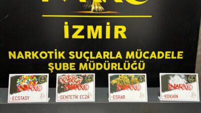 İzmir Cumhuriyet Başsavcılığı koordinesinde, İzmir Emniyet Müdürlüğü Narkotik Suçlarla Mücadele