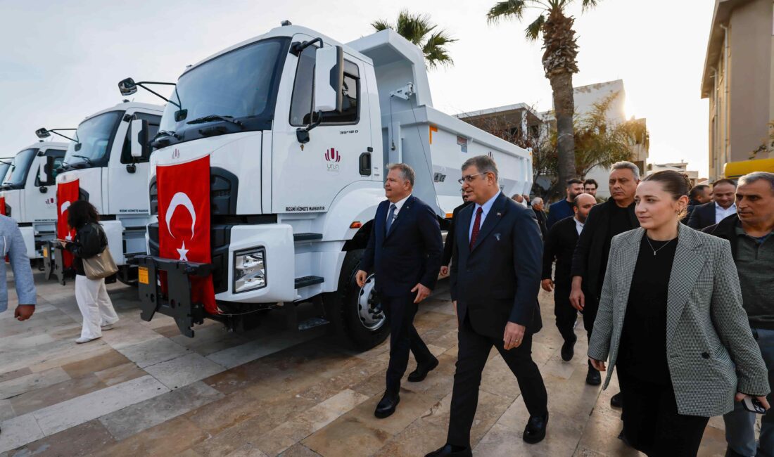Urla Belediyesi kendi öz kaynaklarıyla aldığı 30 yeni hizmet aracının