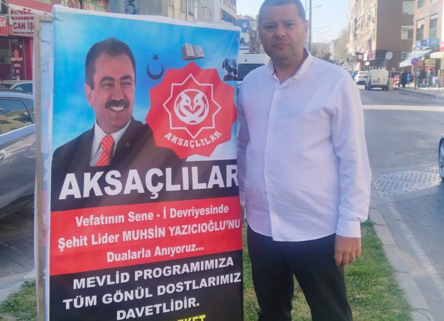 AKSAÇLILAR TEŞKİLATLARI, ÜLKE GENELİNDE YAPACAĞI ETKİNLİKLERLE MUHSİN YAZICIOĞLU’NU ANACAK AKSAÇLILAR Yönetim Kurulu Üyesi İmdat SETDİBİ, anma etkinlikleriyle ilgili yaptığı