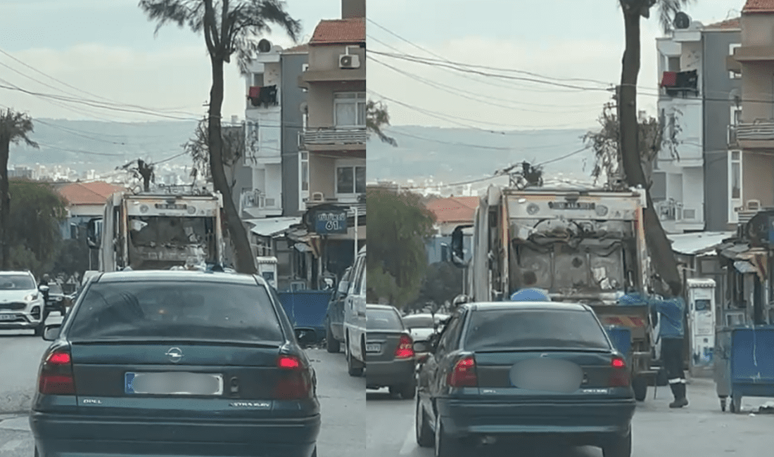İzmir’in Buca ilçesinde, Buca Belediyesi’nin çöp toplama işlemleri, özellikle yoğun