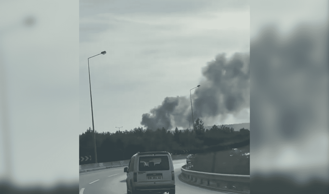 İzmir’in Buca ilçesi Kaynaklar mevkiinde bulunan sanayi alanında, henüz belirlenemeyen