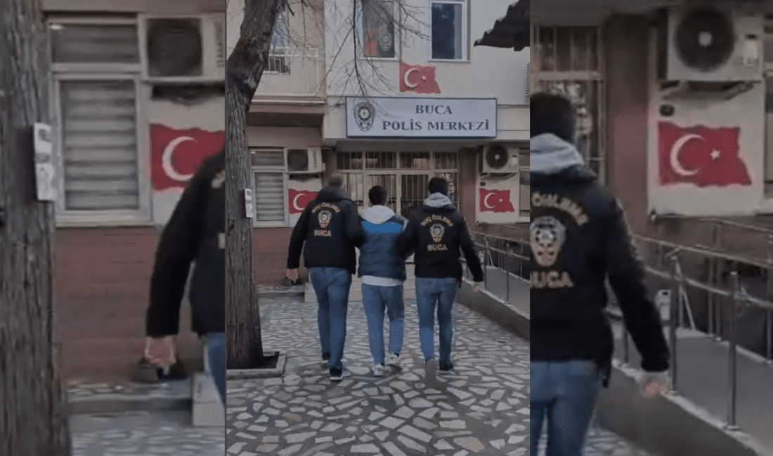 İzmir’de aranan şahıs kıskıvrak yakalandı Buca İlçe Emniyet Müdürlüğü ekiplerinin 11 Mart 2025 tarihinde aranan