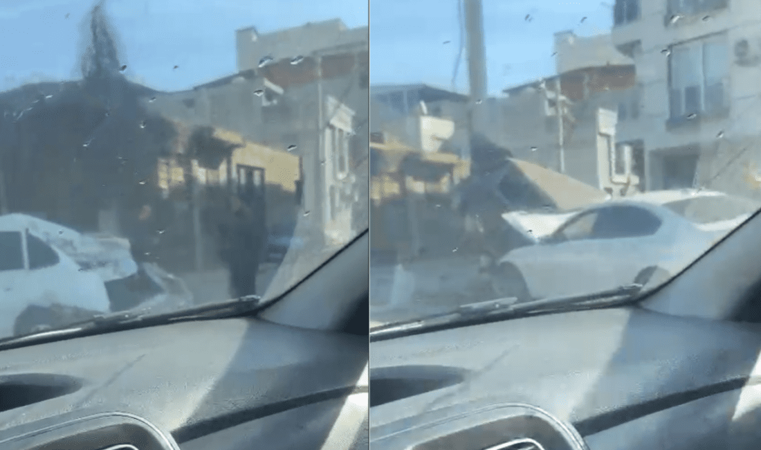 İzmir’in Buca ilçesi Göksu Mahallesi, İnkilap İZBAN durağı mevkiinde birden