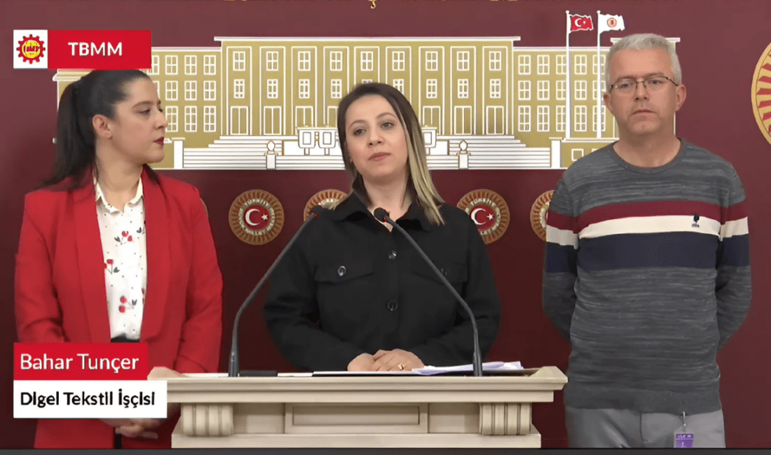 Sendikaya üye olduğu için işten çıkarıldığını belirten Digel Tekstil işçisi