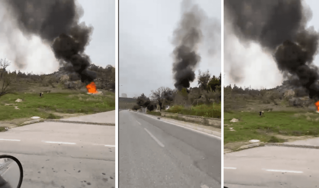 İzmir’in Karşıyaka ilçesi Örnekköy semtinde, bir otluk arazide bilinmeyen bir